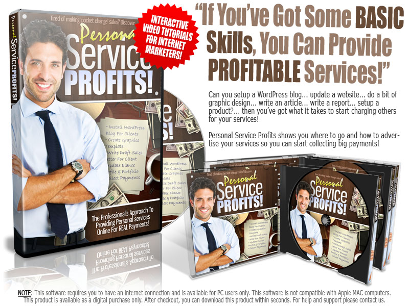 Personal Service Profits resell rights
